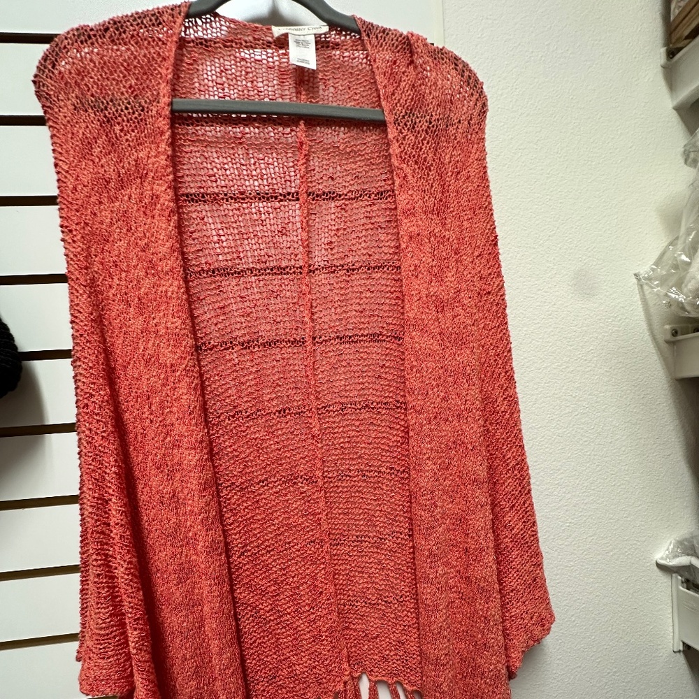 Coldwater Creek Coral Net Wrap